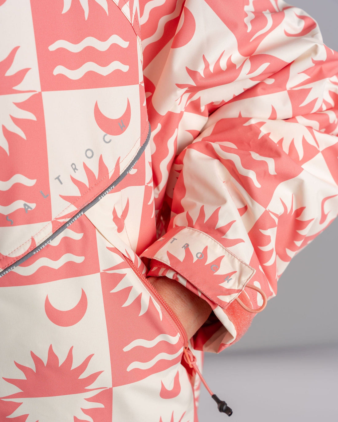 Recycled Changing Robe - Equinox - Coral