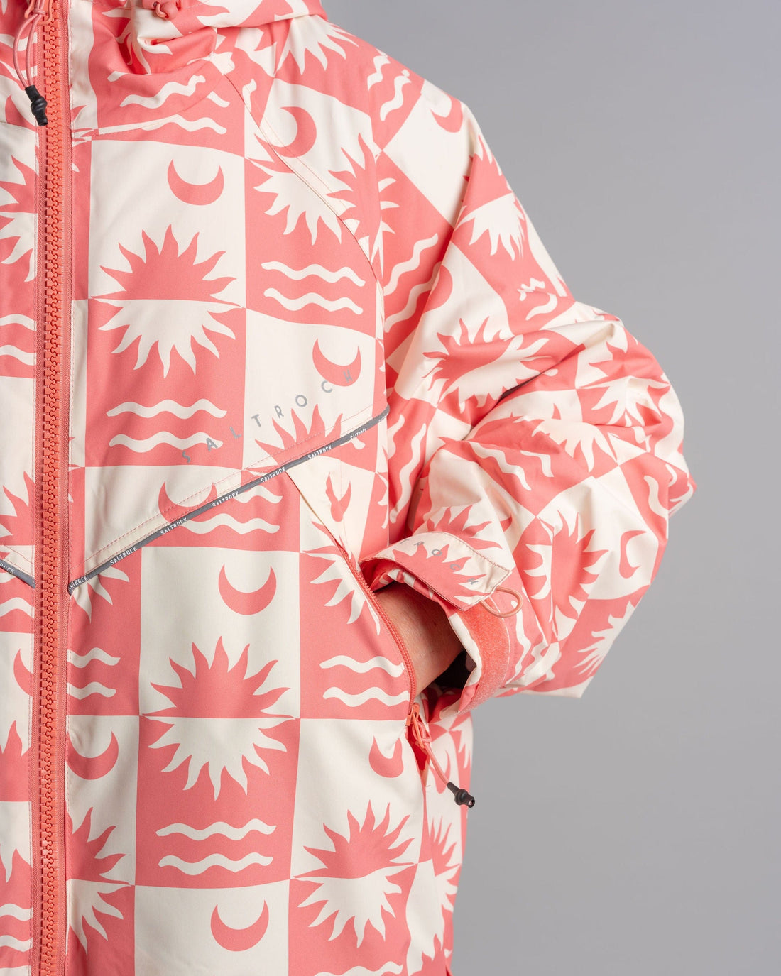Recycled Changing Robe - Equinox - Coral