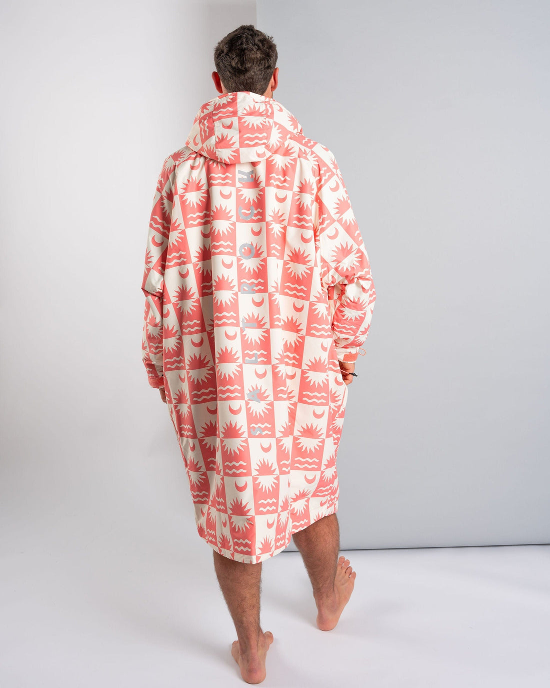 Recycled Changing Robe - Equinox - Coral