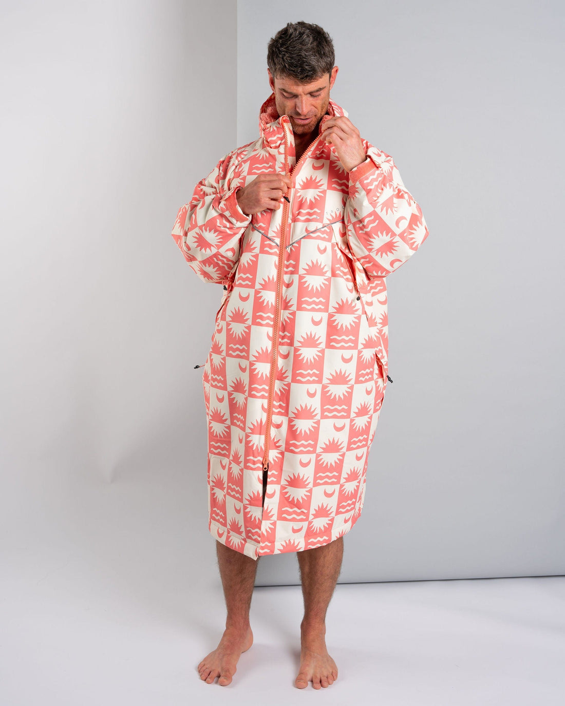 Recycled Changing Robe - Equinox - Coral