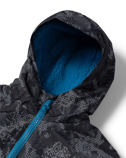 Digicamo - Kids Changing Robe - Black/Blue