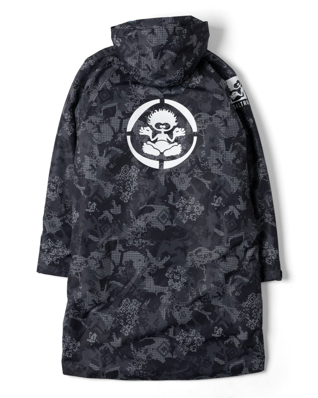 Digicamo - Kids Changing Robe - Black/Blue