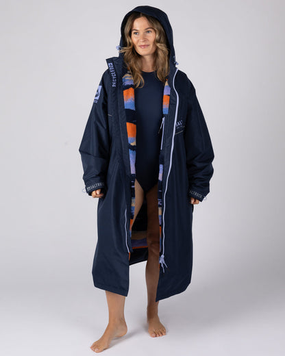 Mountain Haze Changing Robe in Blue