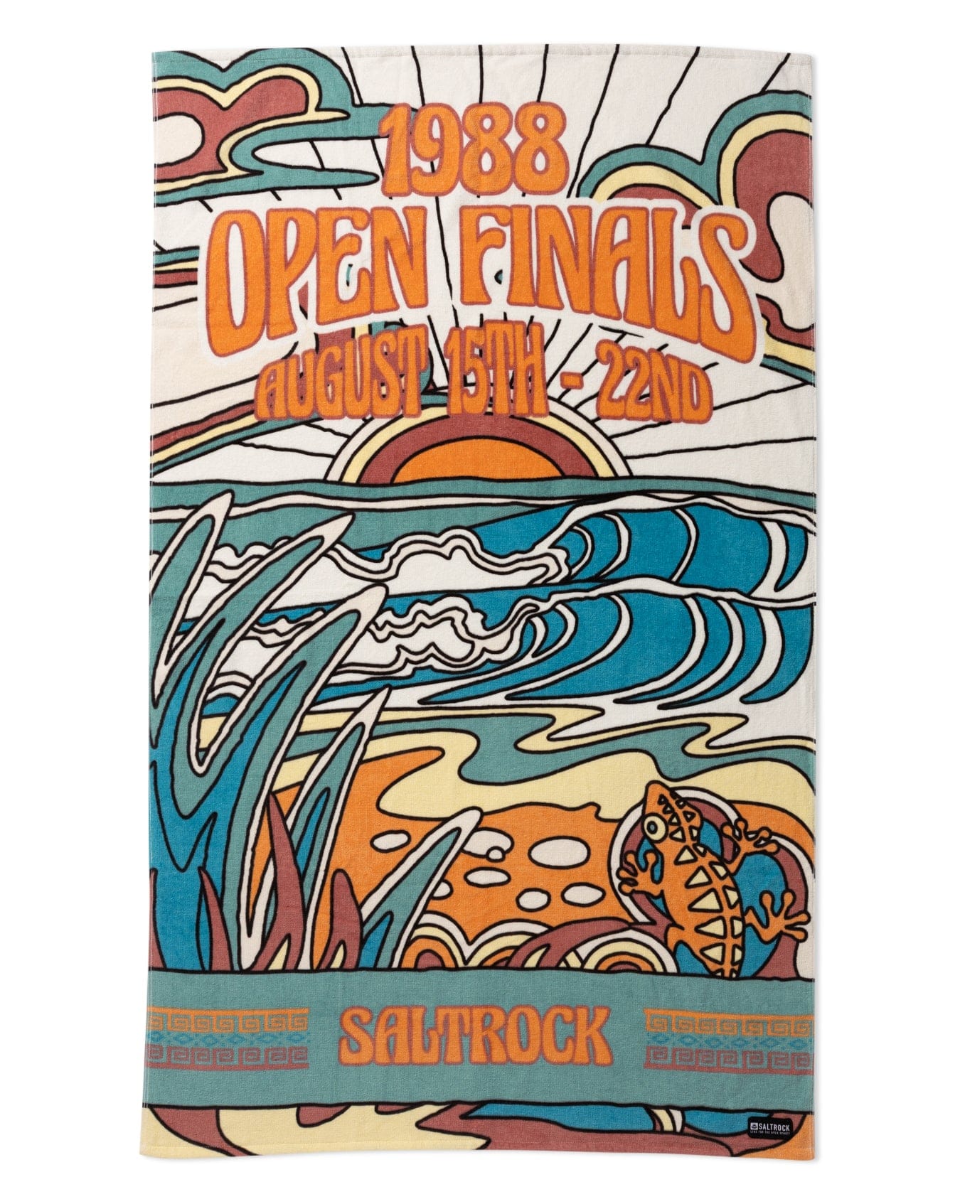 Open Finals Beach Towel in Light Blue
