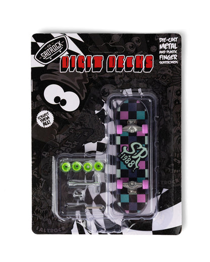 Skatecheck Digit Deck in Black