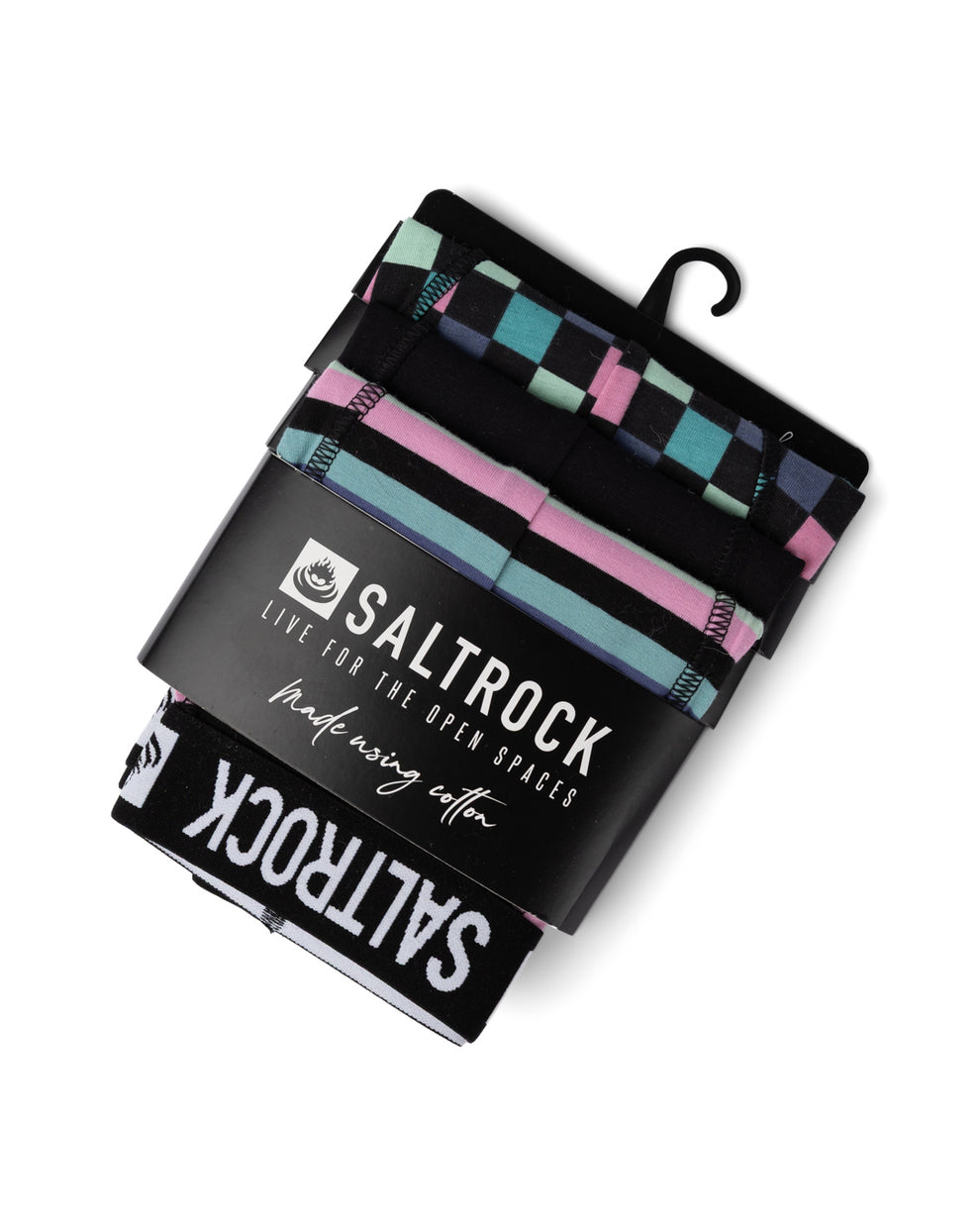 Kids Skatecheck Boxer Pack In Black