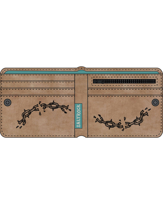 Yesterdays Youth Wallet in Beige