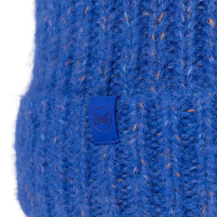 Eyla Royal Blue - Knitted & Polar Beanie - BUFF