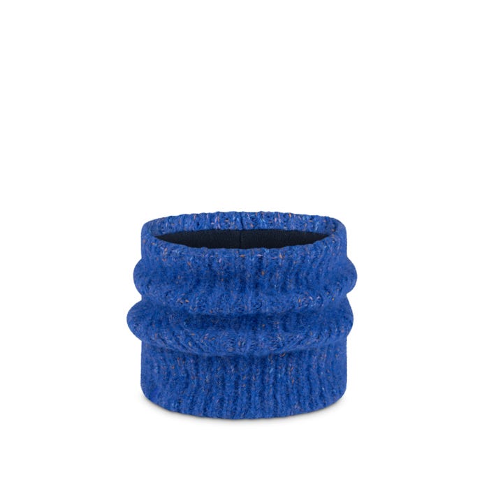 Eyla Royal Blue - Knitted & Polar Neck Warmer - BUFF