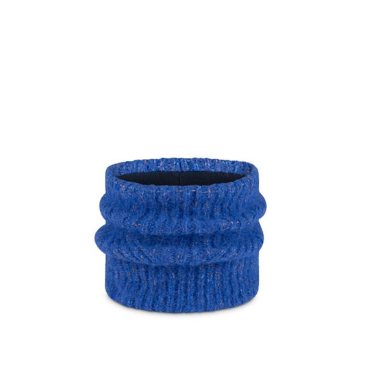 Eyla Royal Blue - Knitted & Polar Neck Warmer - BUFF