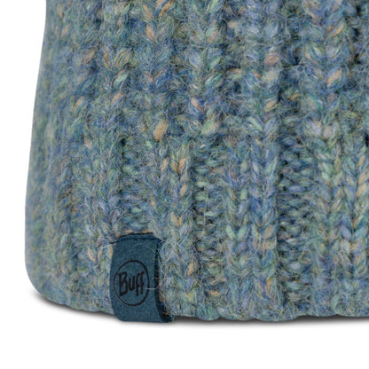 Dalia Teal - Knitted & Polar Beanie - BUFF
