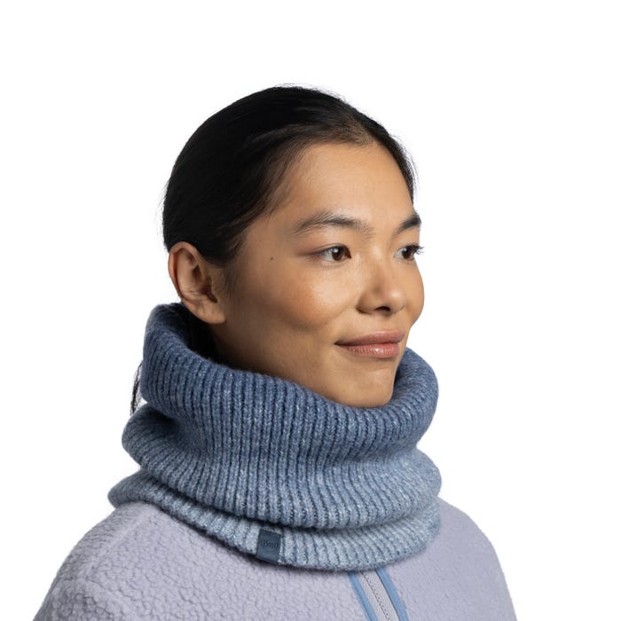 Marin Palace Blue - Knitted & Polar Neck Warmer - BUFF