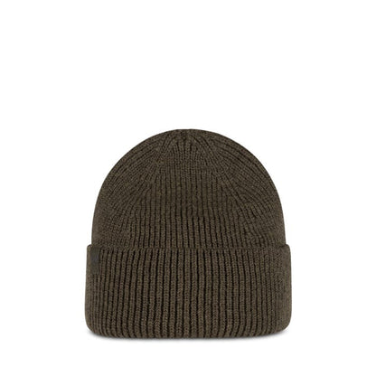 Merix Bark - Merino Knitted Beanie - BUFF