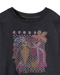 Aria Kids Oversized Sweatshirt in Grey