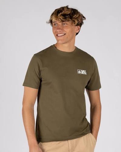 Saltrock Original - Mens Short Sleeve T-Shirt - Dark Green