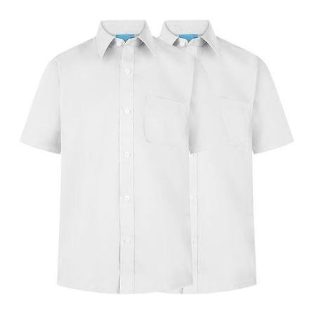 White Short Sleeve Shirt – 2 Pack