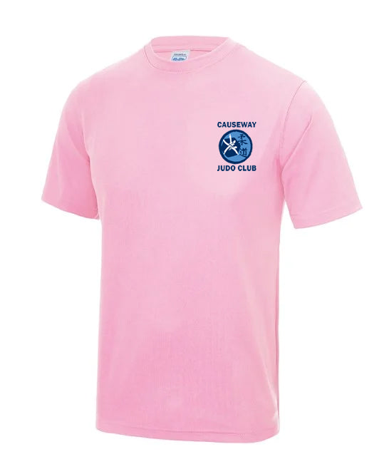 Causeway Judo - Training Tee (White, Grey & Blue)