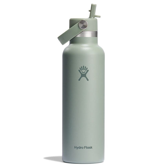 21 oz (621 ml) Standard Mouth with Flex Straw Cap - Agave - Hydro Flask