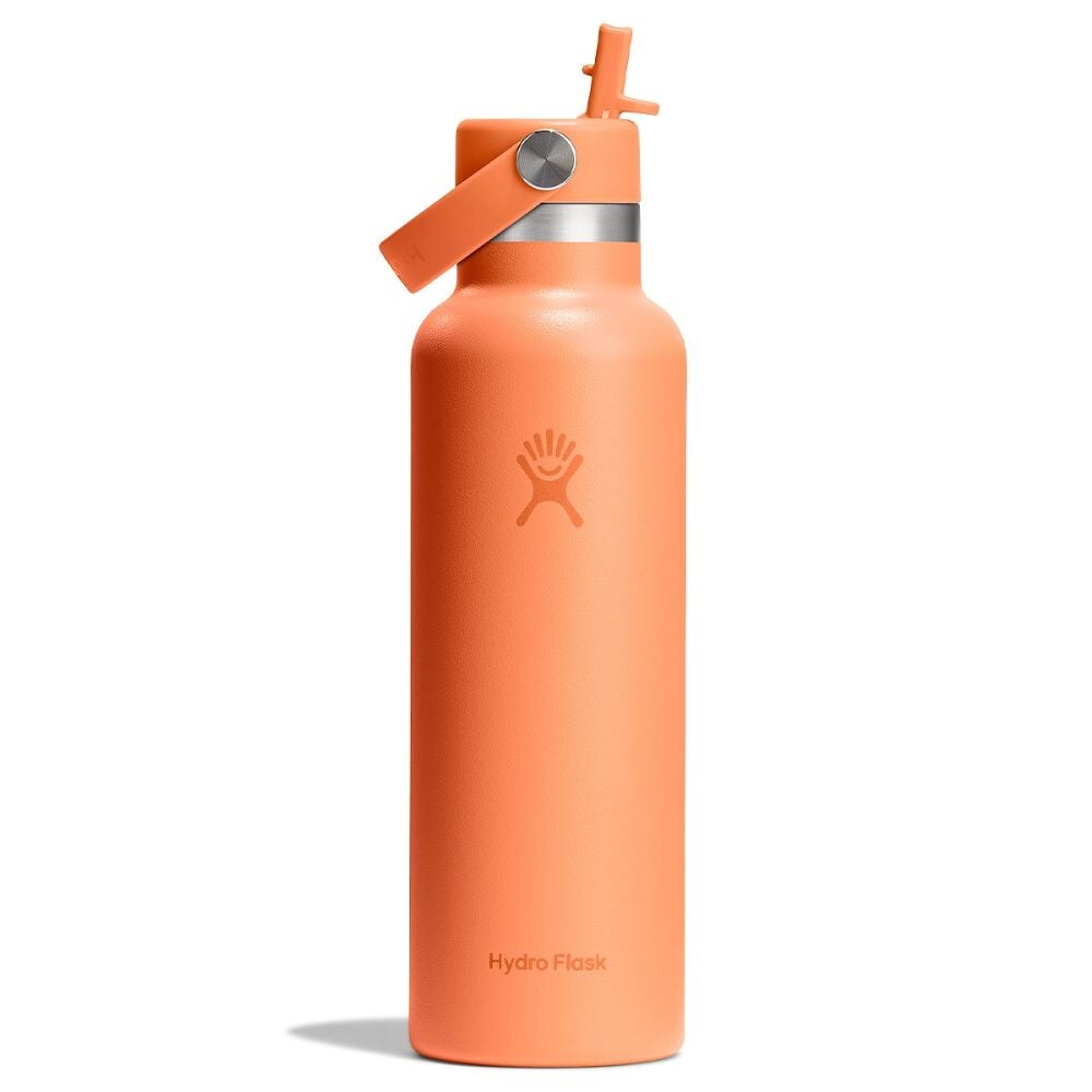 21 oz (621 ml) Standard Mouth with Flex Straw Cap - NECTAR ORANGE - Hydro Flask