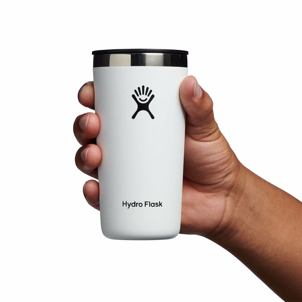 12 oz (355 ml) All Around Tumbler Press-In Lid - White - Hydro Flask