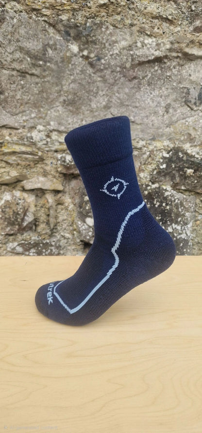 Trutrek Merino Hiker Twin Pack Light Weight in Navy/Slate