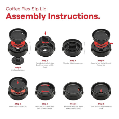 12 oz (355 ml) Coffee with Flex Sip™ Lid - Mermaid Green - Hydro Flask