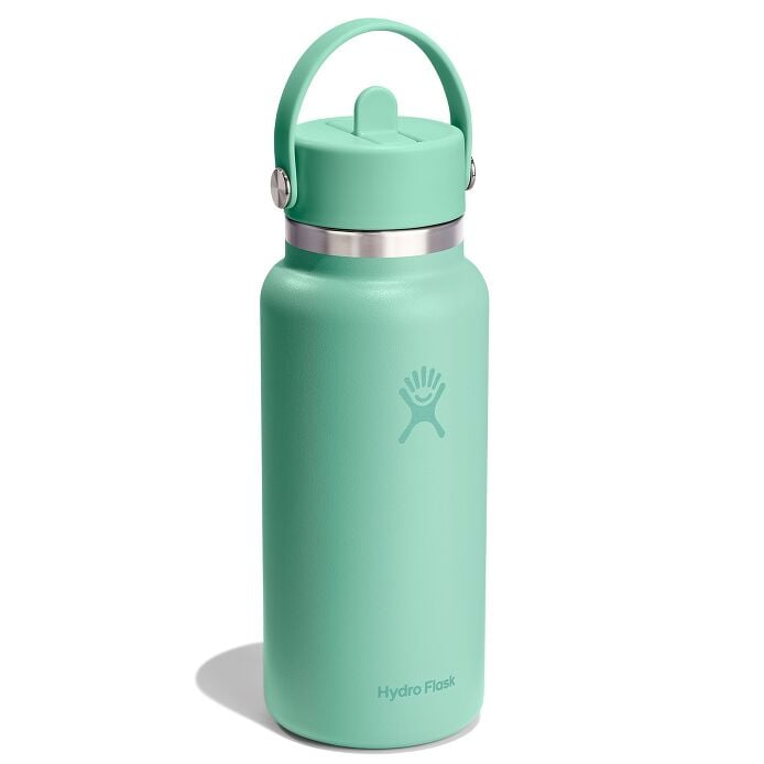 32 oz (946 ml) Wide Mouth with Flex Straw Cap - Mermaid green - Hydro Flask