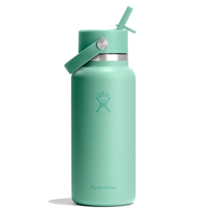 32 oz (946 ml) Wide Mouth with Flex Straw Cap - Mermaid green - Hydro Flask