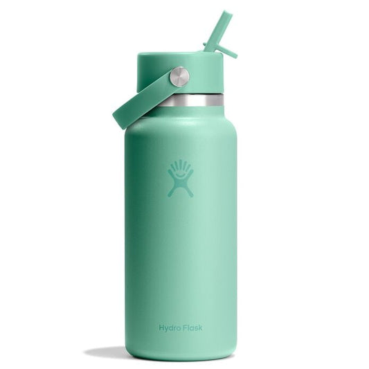 32 oz (946 ml) Wide Mouth with Flex Straw Cap - Mermaid green - Hydro Flask