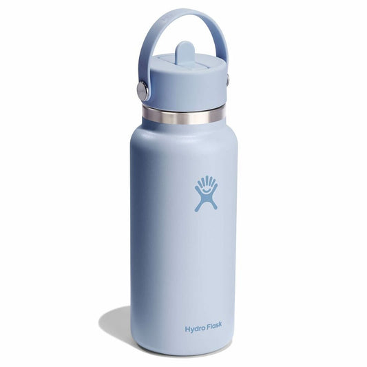 32 oz (946 ml) Wide Mouth with Flex Straw Cap - Surf - Hydro Flask
