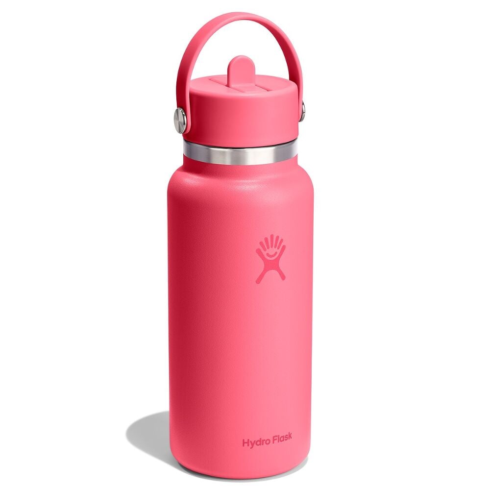 32 oz (946 ml) Wide Mouth with Flex Straw Cap - Pop Pink - Hydro Flask