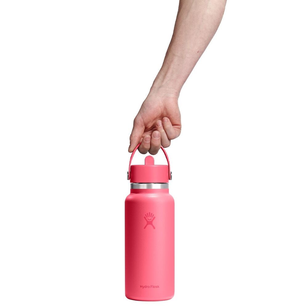 32 oz (946 ml) Wide Mouth with Flex Straw Cap - Pop Pink - Hydro Flask