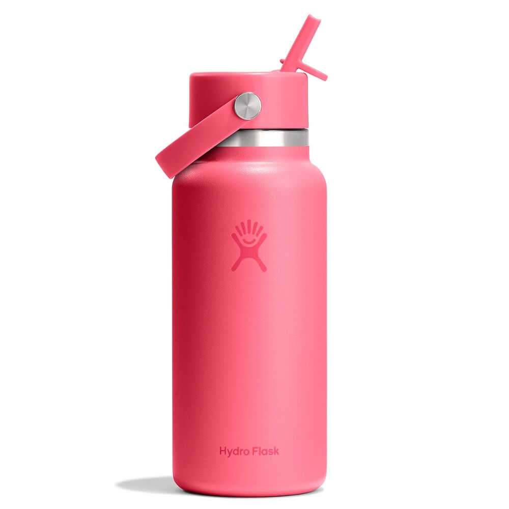 32 oz (946 ml) Wide Mouth with Flex Straw Cap - Pop Pink - Hydro Flask
