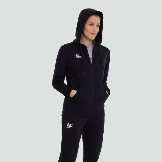 CANTERBURY WOMENS ZIP THRU FLEECE HOODY