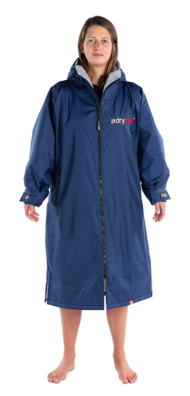 Dryrobe - Long Sleeve Navy/Grey