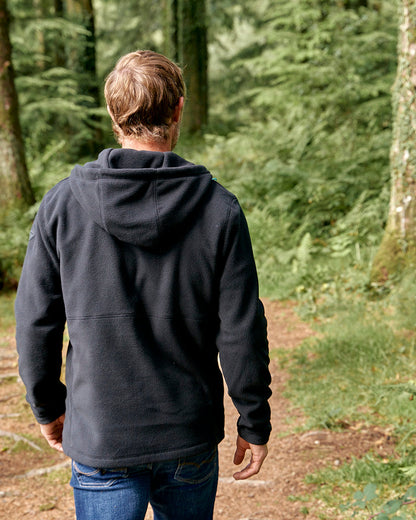 Bradford - Mens Fleece Zip Hoodie - Black