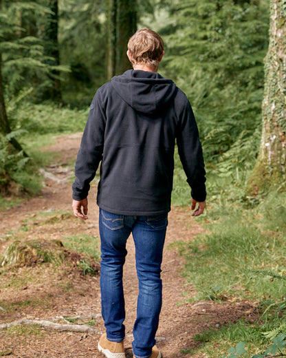 Bradford - Mens Fleece Zip Hoodie - Black