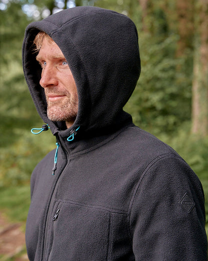 Bradford - Mens Fleece Zip Hoodie - Black