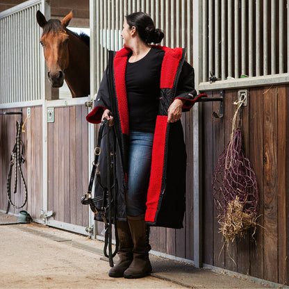 Dryrobe - Short Sleeve Black/Red
