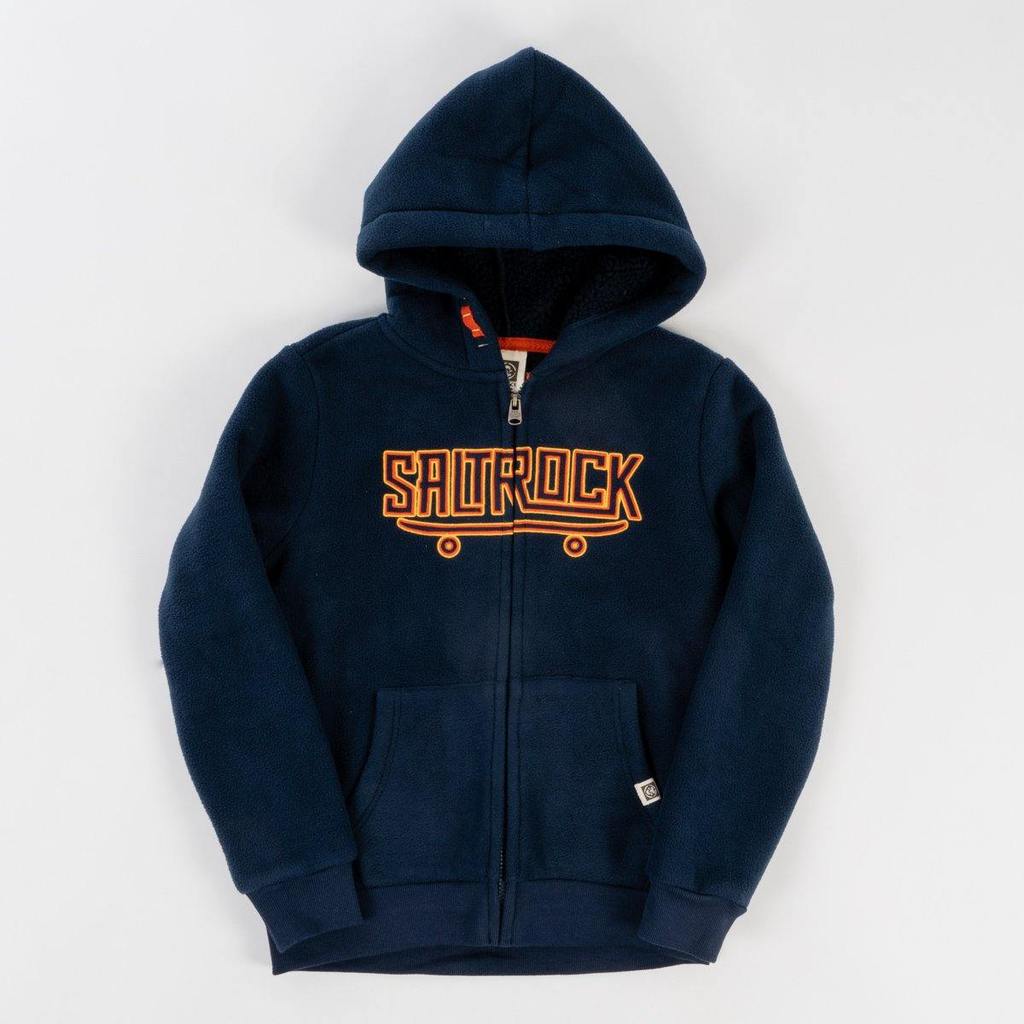 Hardskate Outline - Boy's Borg Lined Fleece - Dark Blue