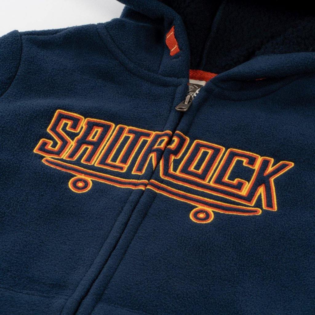 Hardskate Outline - Boy's Borg Lined Fleece - Dark Blue