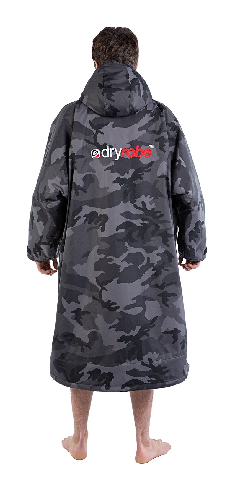 Dryrobe - Long Sleeve Camo Black/Black