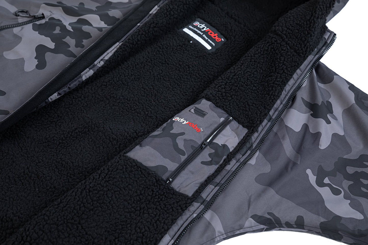 Dryrobe - Long Sleeve Camo Black/Black