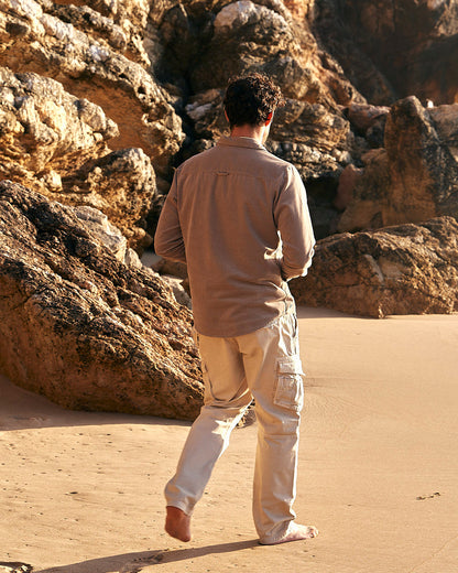 Godrevy - Mens Cargo Trouser - Sand