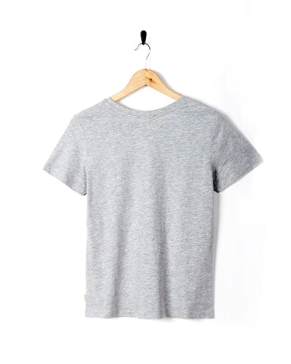 Live Wild - Womens Short Sleeve T-Shirt - Light Grey
