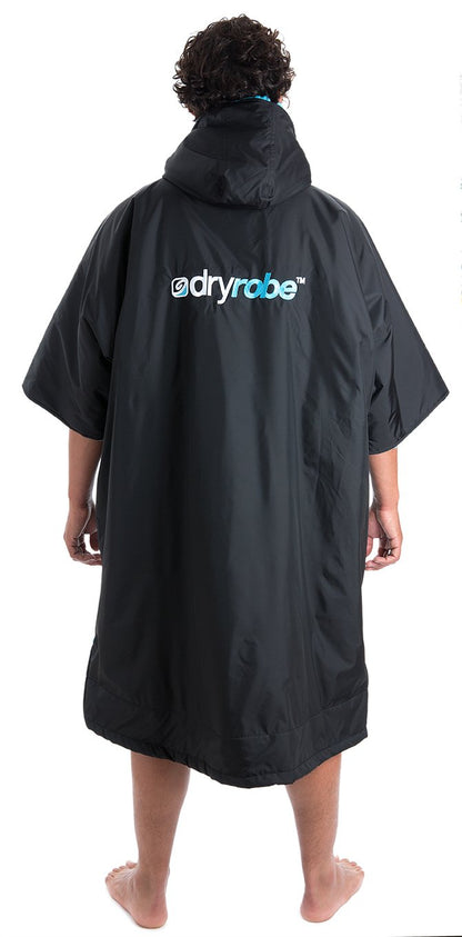 Dryrobe - Short Sleeve Black/Blue