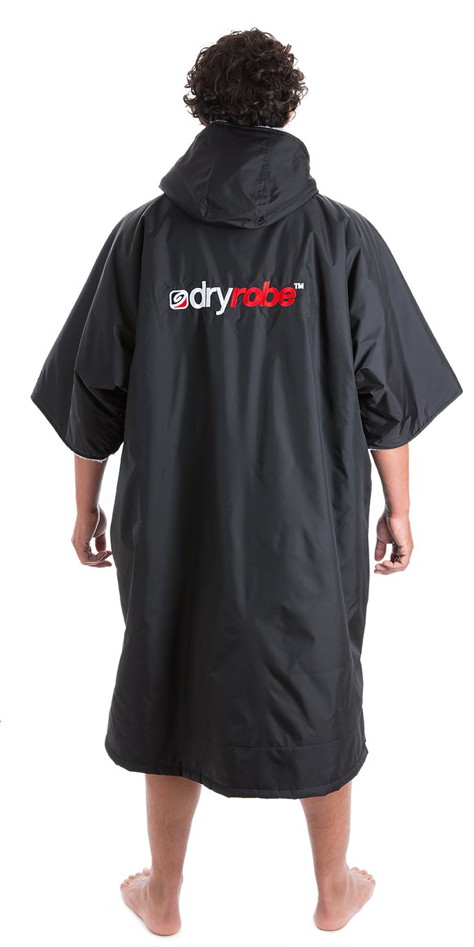 Dryrobe - Short Sleeve Black/Grey