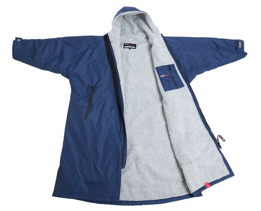 Dryrobe - Long Sleeve Navy/Grey