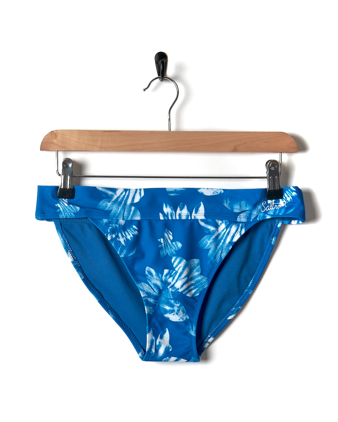 Rosie Floral - Womens Bikini Bottom - Blue