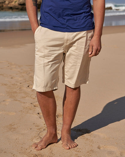 Sennen - Mens Chino Short - Lt Grey/Sand